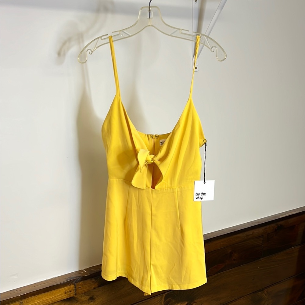 NWT‎ By The Way Yellow Romper- XS